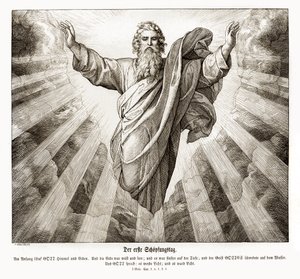 Primer día de la creación, Génesis