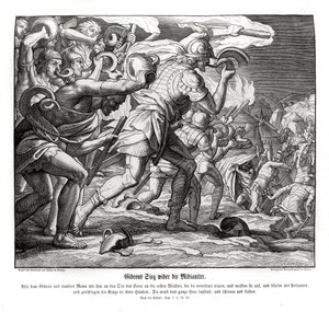 Victoria de Gedeón contra los madianitas, Jueces de Julius Schnorr von Carolsfeld