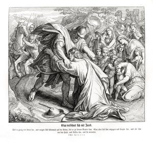 Jacob y Esaú se reconcilian, Génesis