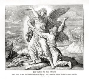 Jacob lucha con el ángel, Génesis