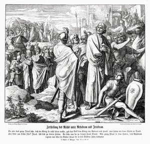 Jeroboam y Roboam de Julius Schnorr von Carolsfeld
