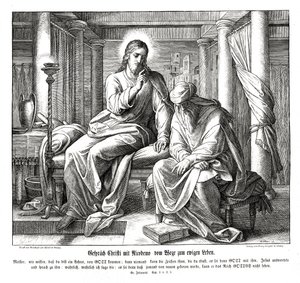 Jesús y Nicodemo, Evangelio de Juan