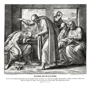 Los amigos de Job, Job de Julius Schnorr von Carolsfeld