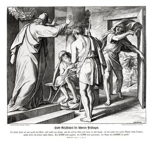 Las pruebas de Job, Job de Julius Schnorr von Carolsfeld