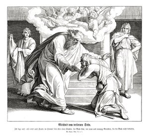Parábola del buen samaritano, Evangelio de Lucas de Julius Schnorr von Carolsfeld