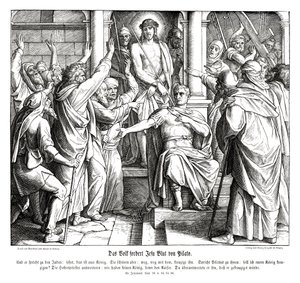 Poncio Pilato, Evangelio de Juan de Julius Schnorr von Carolsfeld