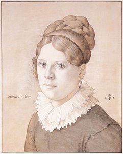 Retrato de Henriette Schnorr von Carolsfeld, 1817 de Julius Schnorr von Carolsfeld