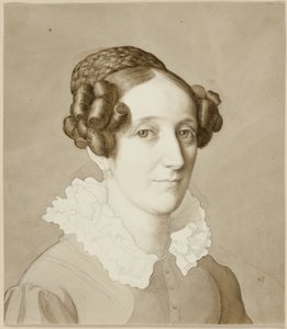 Retrato de una mujer de Julius Schnorr von Carolsfeld