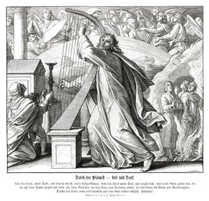 Salmos - alabanza y agradecimiento de Julius Schnorr von Carolsfeld