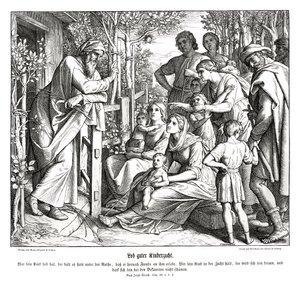 Criar hijos, Libro de Sirach de Julius Schnorr von Carolsfeld