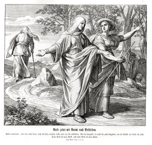 Rut va con Noemí a Belén, Rut de Julius Schnorr von Carolsfeld