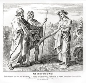 Rut en los campos de Booz, Rut de Julius Schnorr von Carolsfeld