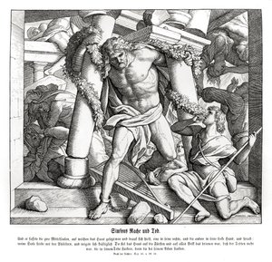 La venganza y muerte de Sansón, Jueces de Julius Schnorr von Carolsfeld