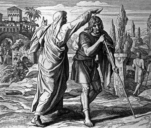 Samuel nombra a Saúl rey de Israel de Julius Schnorr von Carolsfeld