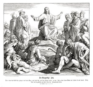 Sermón del Monte, Evangelio de Mateo de Julius Schnorr von Carolsfeld