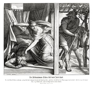 Sísara es asesinado por Jael, Jueces de Julius Schnorr von Carolsfeld
