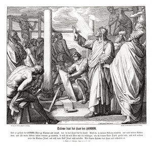 Salomón construye la casa del Señor