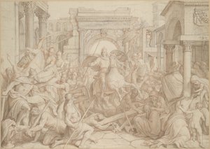 La entrada de Carlomagno en Pavía, 1840