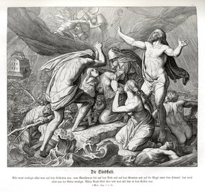 El diluvio, Génesis