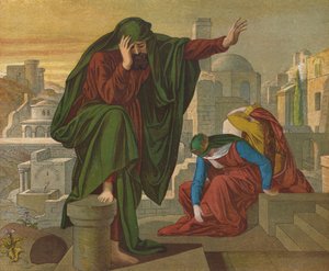 El lamento de Jeremías de Julius Schnorr von Carolsfeld