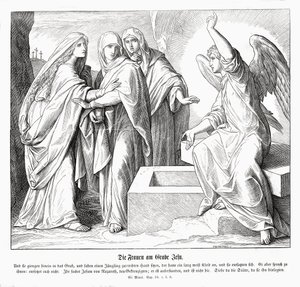 Las mujeres en la tumba de Jesús, Evangelio de Marcos