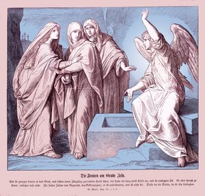 Las mujeres en la tumba de Jesús, Evangelio de Marcos