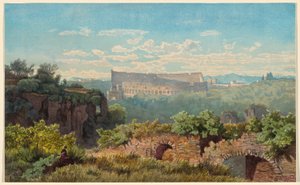El Coliseo Visto desde la Colina Palatina