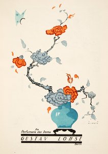 Anuncio para Gustav Lohse, Perfume para Mujeres, de Styl, pub.1922 de Jupp Wiertz