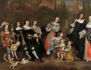 Michiel de Ruyter y su familia de Juriaen Jacobsz.