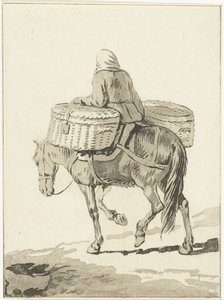 mujer a caballo de Jurriaan Cootwijck (attributed to)