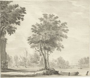 vista de un pueblo de Jurriaan Cootwijck