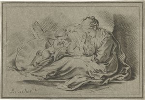 madre y dos hijos de Jurriaan Cootwijck
