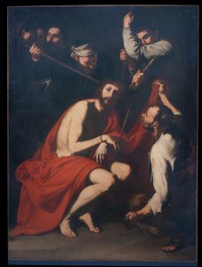 Cristo burlado y coronado de espinas, c.1638 de Jusepe de Ribera