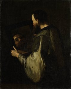 Filósofo con espejo de Jusepe de Ribera (copy after)