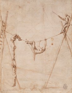Acróbatas en la cuerda. de Jusepe de Ribera