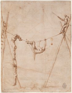 Acróbatas en la cuerda. de Jusepe de Ribera
