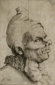 Gran cabeza grotesca de Jusepe de Ribera