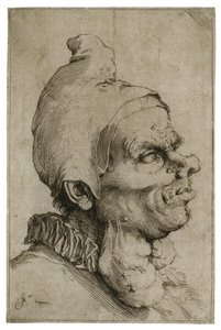 Gran cabeza grotesca de Jusepe de Ribera