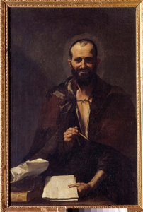 Representación de Arquímedes (ca. 287-212 a.C.) Pintura de Jusepe de Ribera llamado Lo Spagnoletto (ca. 1590-1652) siglo XVII de Jusepe de Ribera
