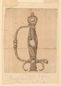 Diseño para una Empuñadura de Espada de Juste Aurèle Meissonnier