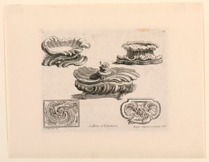 Salero y cajas de rapé de Juste Aurèle Meissonnier