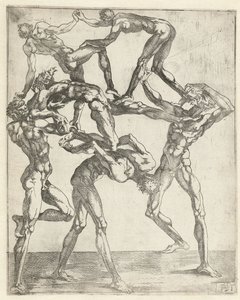 Pirámide de seis hombres de Juste de Juste