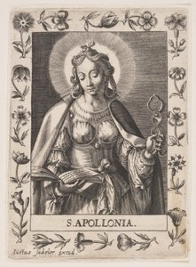 Santa Apolonia de Justus Sadeler