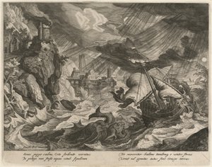Jonás Arrojado al Mar Tempestuoso