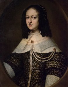 Retrato de Margarita de Médicis, c.1649-50 (óleo sobre lienzo) de Justus Sustermans (workshop of)