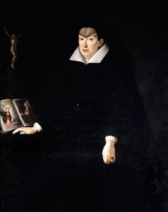 Retrato de Christine de Lorraine, principios del siglo XVII de Justus Sustermans