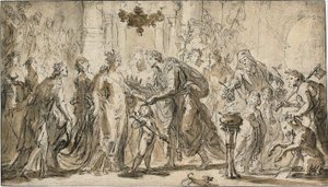 El matrimonio de Zenobia y Odenato de Justus van Egmont