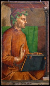 Retrato de Dante Alighieri 1265-1321, 1476