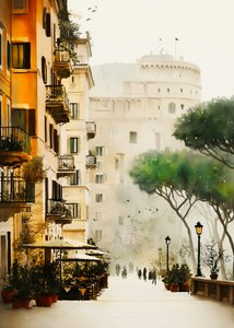 Encantadora vista de Roma de Justyna Jaszke