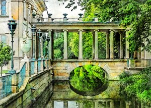 Puente de jardín clásico de Justyna Jaszke